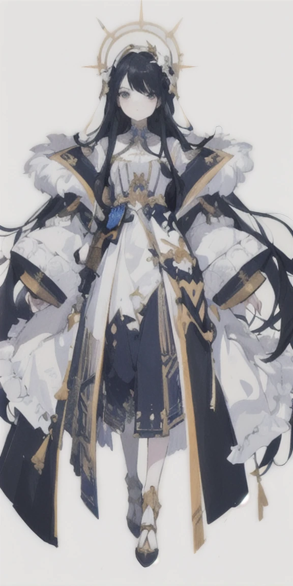 Highest quality, beautiful, detailed,
One girl, detailed background,
Highest quality, Flat Color, Limited edition palette, bold lines BREAK,
One girl, , Long Hair, cute,
View your viewers,Contemporary, BREAK,
whole body, Full Body Lesbian,White background
