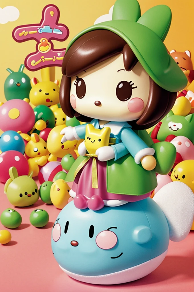 Jesus holding Pochacco from Sanrio