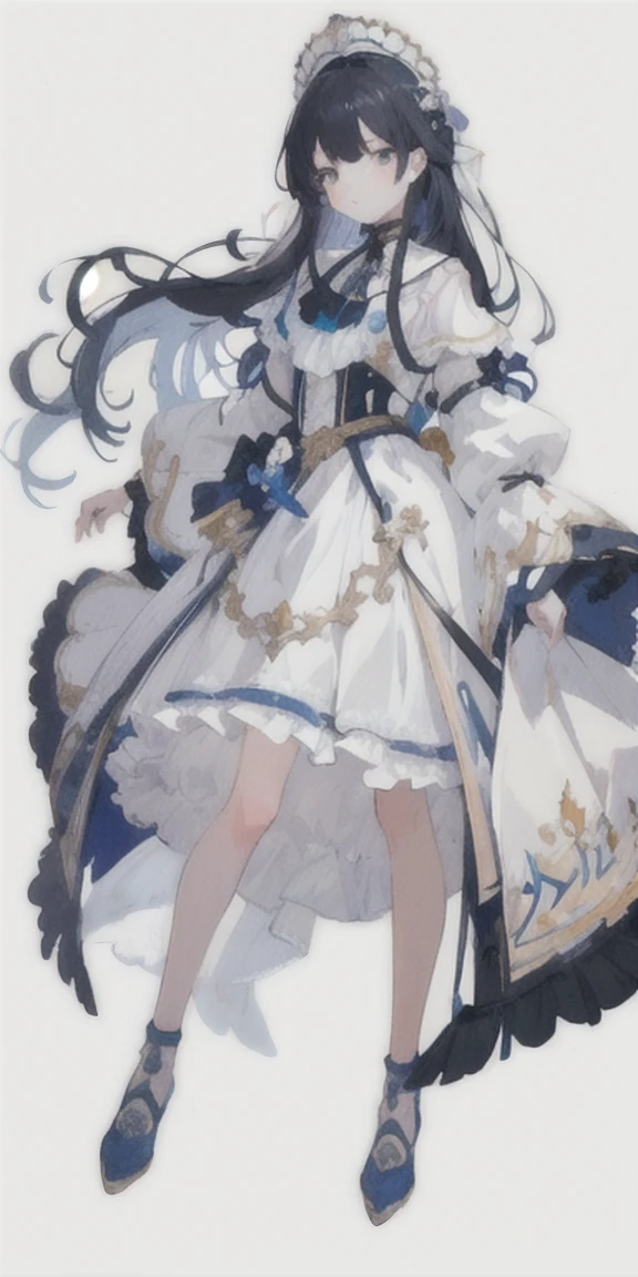Highest quality, beautiful, detailed,
One girl, detailed background,
Highest quality, Flat Color, Limited edition palette, bold lines BREAK,
One girl, , Long Hair, cute,
View your viewers,Contemporary, BREAK,
whole body, Full Body Lesbian,White background