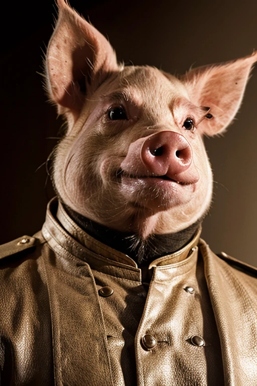 a pig that looks like a dictator