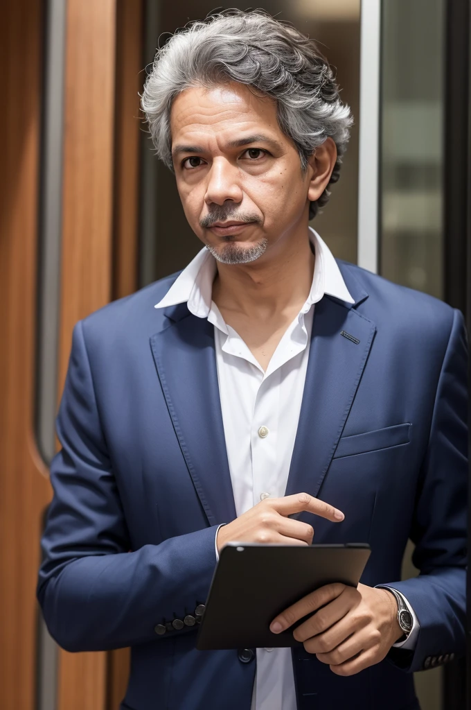 Journalist Valdo Cruz looking like Minister Fernando Haddad 