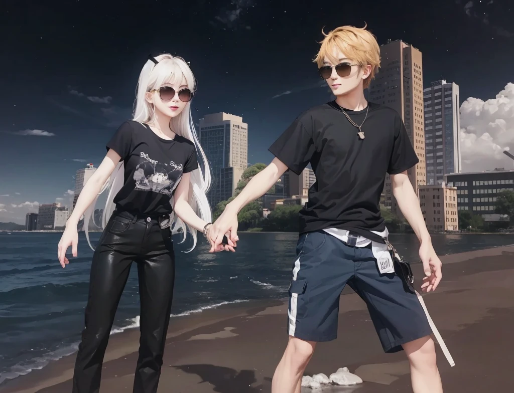Good friends couple、They seem to get along very well、Top image quality、BEST Quality、