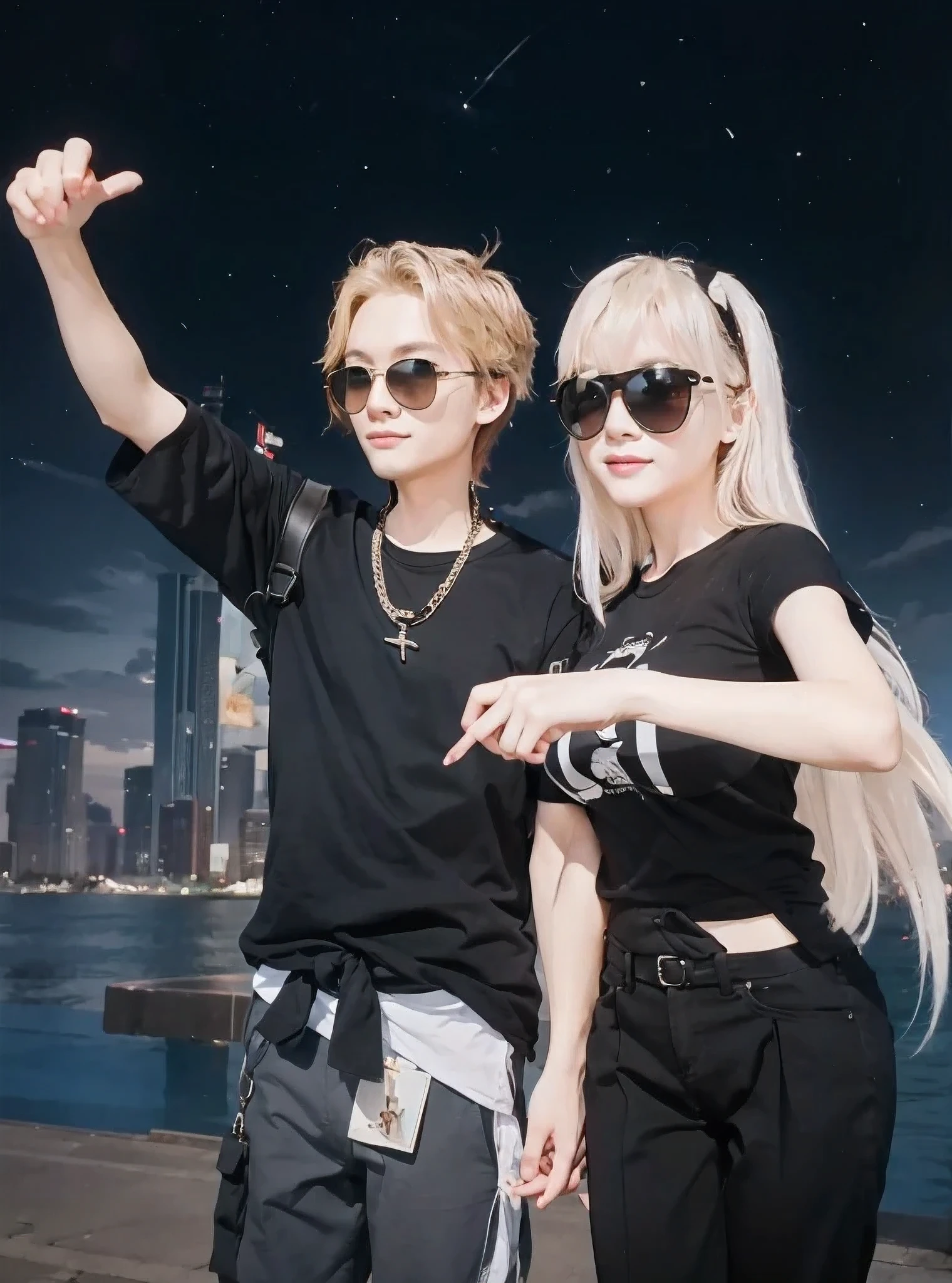 Good friends couple、They seem to get along very well、Top image quality、BEST Quality、