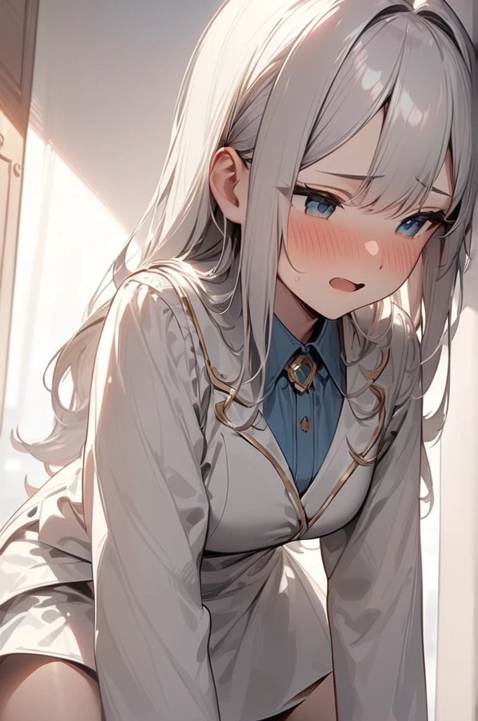 ((Best quality)), ((masterpiece)), (detailed), the girl masturbates