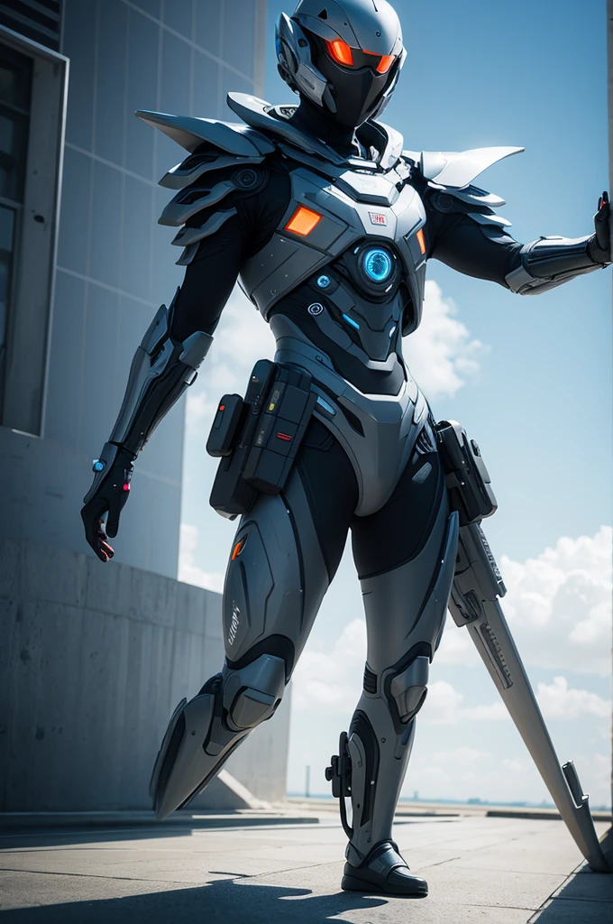 Create a futuristic work of art