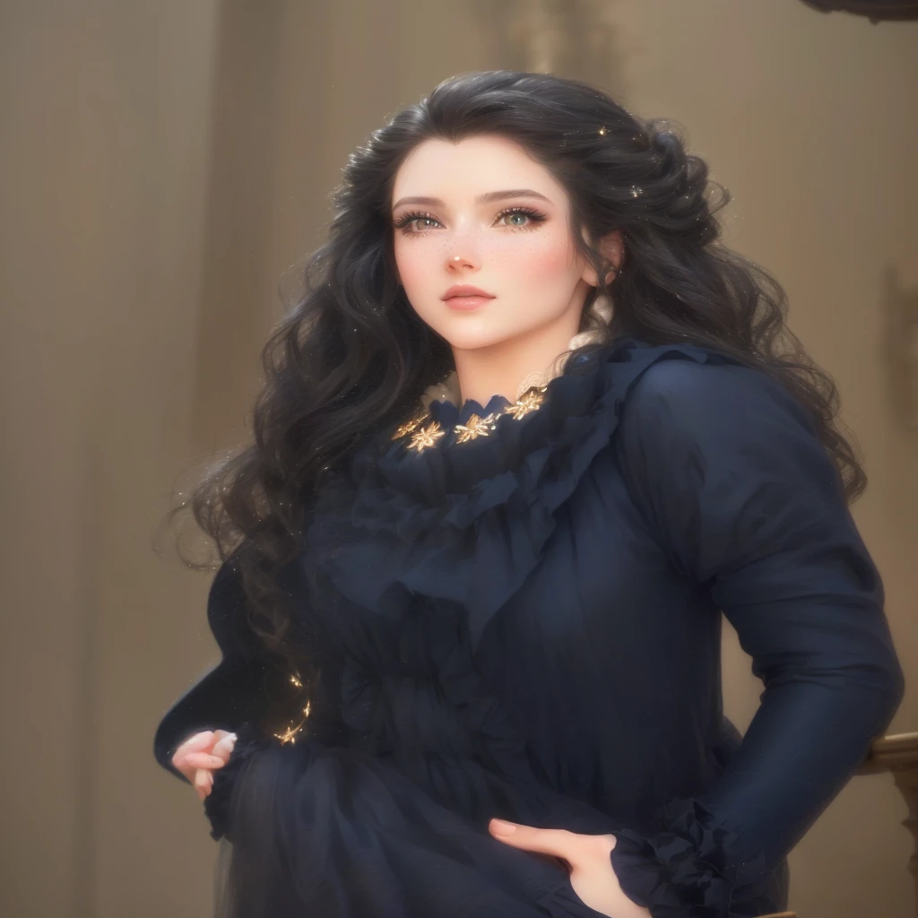 cinderella, disney style, 3d character, beautiful detailed eyes, beautiful detailed lips, extremely detailed face, longeyelashes, young woman, delicate facial features, flowing hair, intricate hairstyle, warm lighting, soft shadows, vibrant colors, whimsical atmosphere, dreamlike setting, magical elements, photorealistic, 8k, best quality, masterpiece