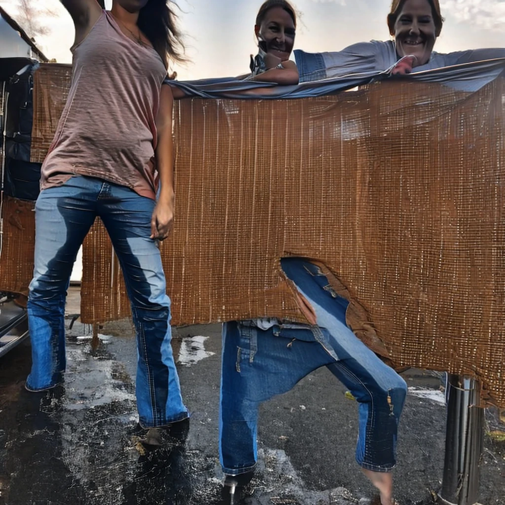 Young pees her jeans in school