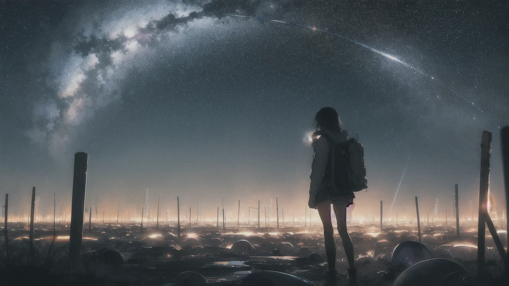 lonely night, Absurd, High resolution, Super detailed, (One girl:1.3),
Break Lomography, Analogue photography, Vibrant colors, Soft Focus, Light leakage, Dreamy atmosphere, Experimental charm, Nostalgic Charm BREAK Color Field Painting, large colored bands, abstract expressionism, Bold colors, Emotional impact, Atmospheric Depth, Minimalist Approach BREAK
, Space Exploration, Celestial Bodies, Astronomical phenomena, Scientific discoveries, otherworldly wonders