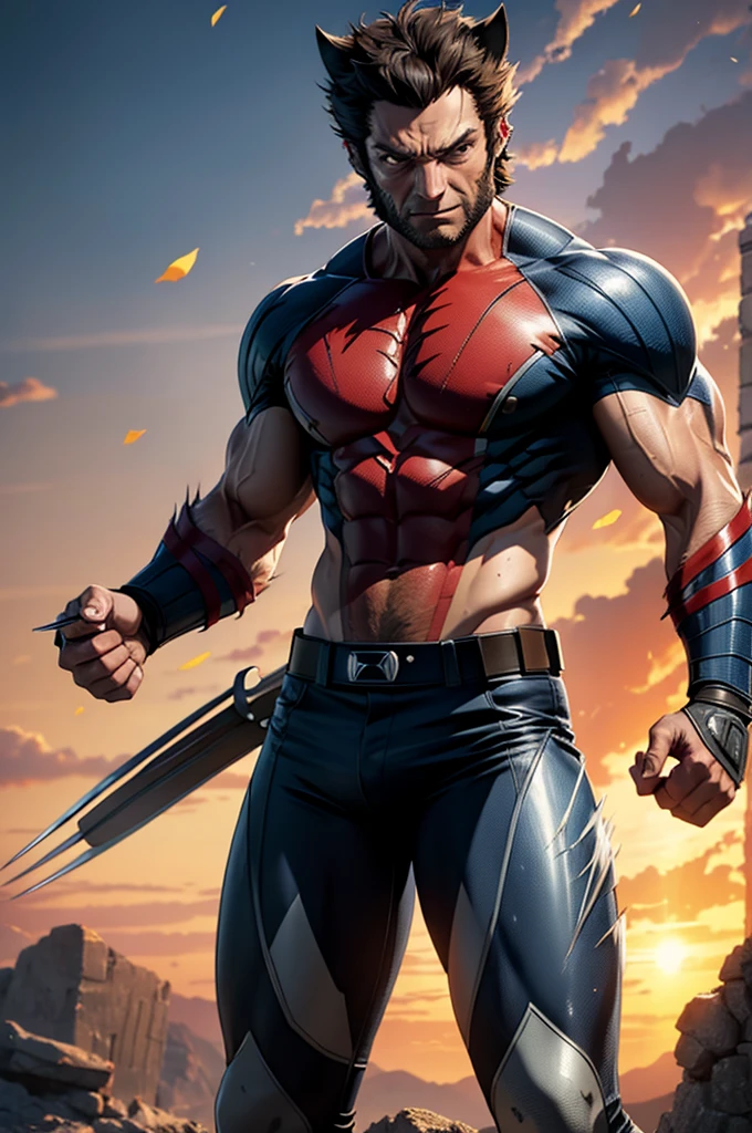 Wolverine, 8k, anime ultra realistic