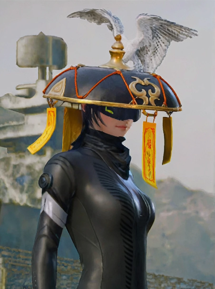 ((Best quality, 8k, Masterpiece:1.3)), upper body,, Sharp focus:1.2, Beautiful Women with perfect figure, higly detailed facial and skin tekstur, detail eyes, double eyelids, interior view, perfect lightning, Glowing Skin, evil smile, japanese districg background.
