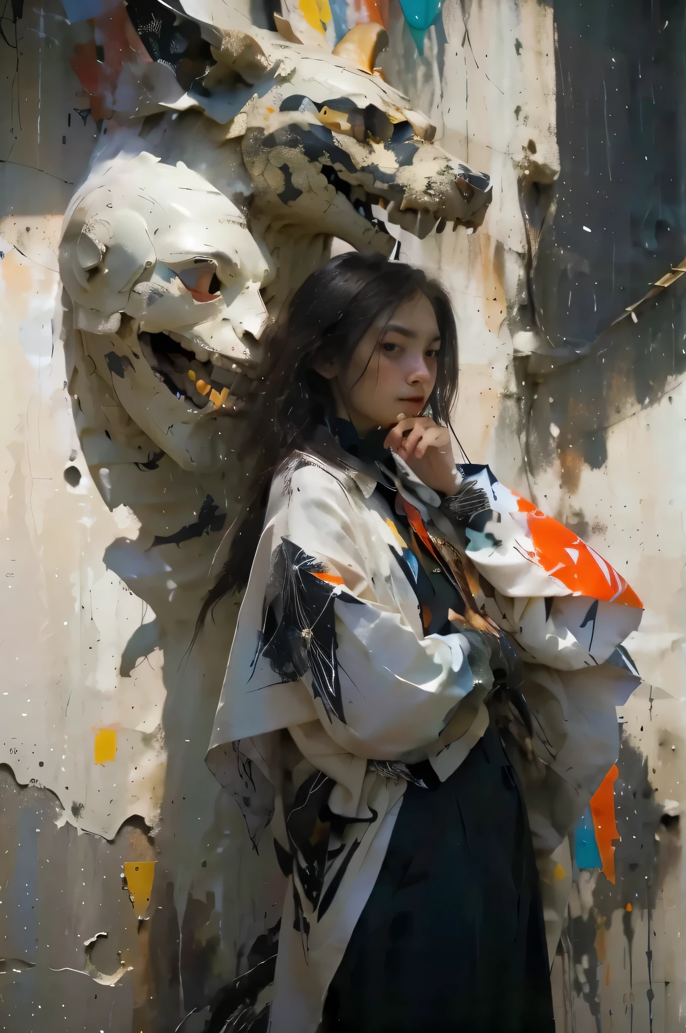 Surrealism, abstract expressionism, deep emotions, stylish 