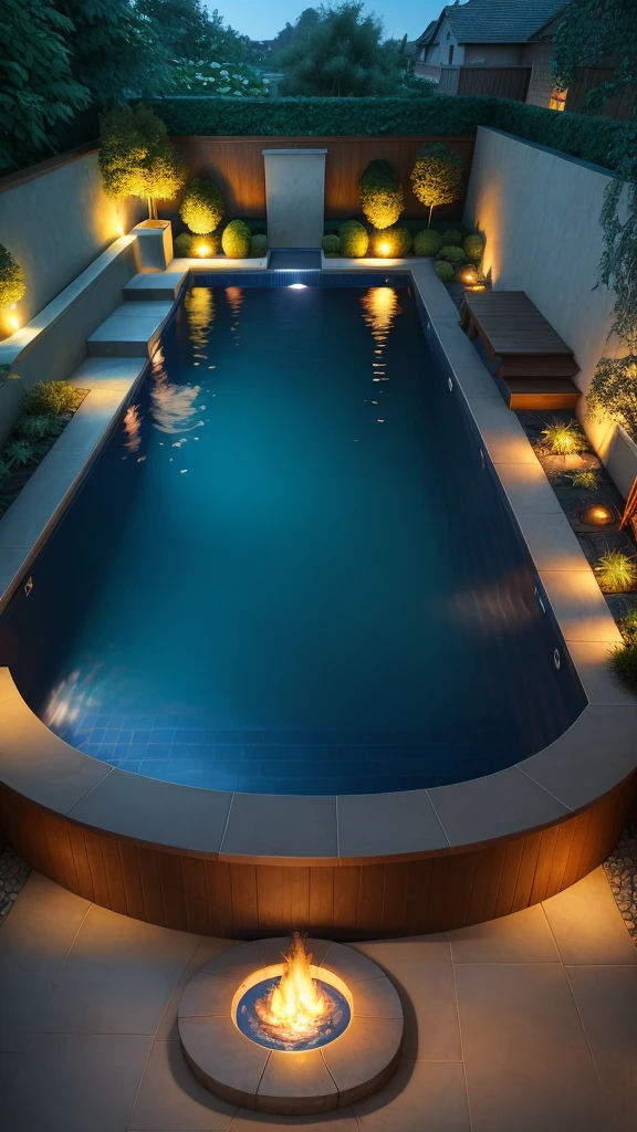 swimming pool garden