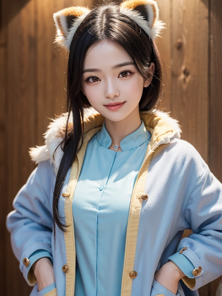 (Masterpiece, best quality, The CG is very detailed., complicated details: 1.2), 8K wallpaper, Masterpiece, best quality, Rewards-Limited, High quality, Superb details, Highly detailed, textured skin, cute, UHD, Anatomically correct, Pixar style, (A cute Red Panda Wearing doctor's Coat: 1.2), doctor, Happy sweet smile. fairy tale, Bright colors, natural light, Face focus, simple background