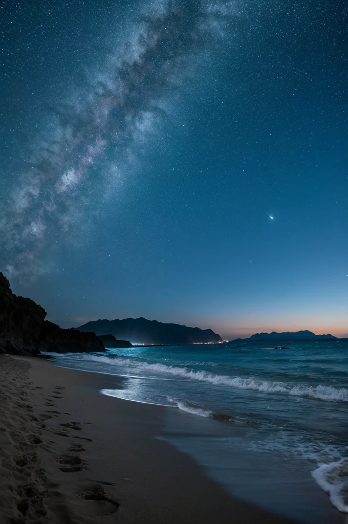 Night Sky Beach star No people