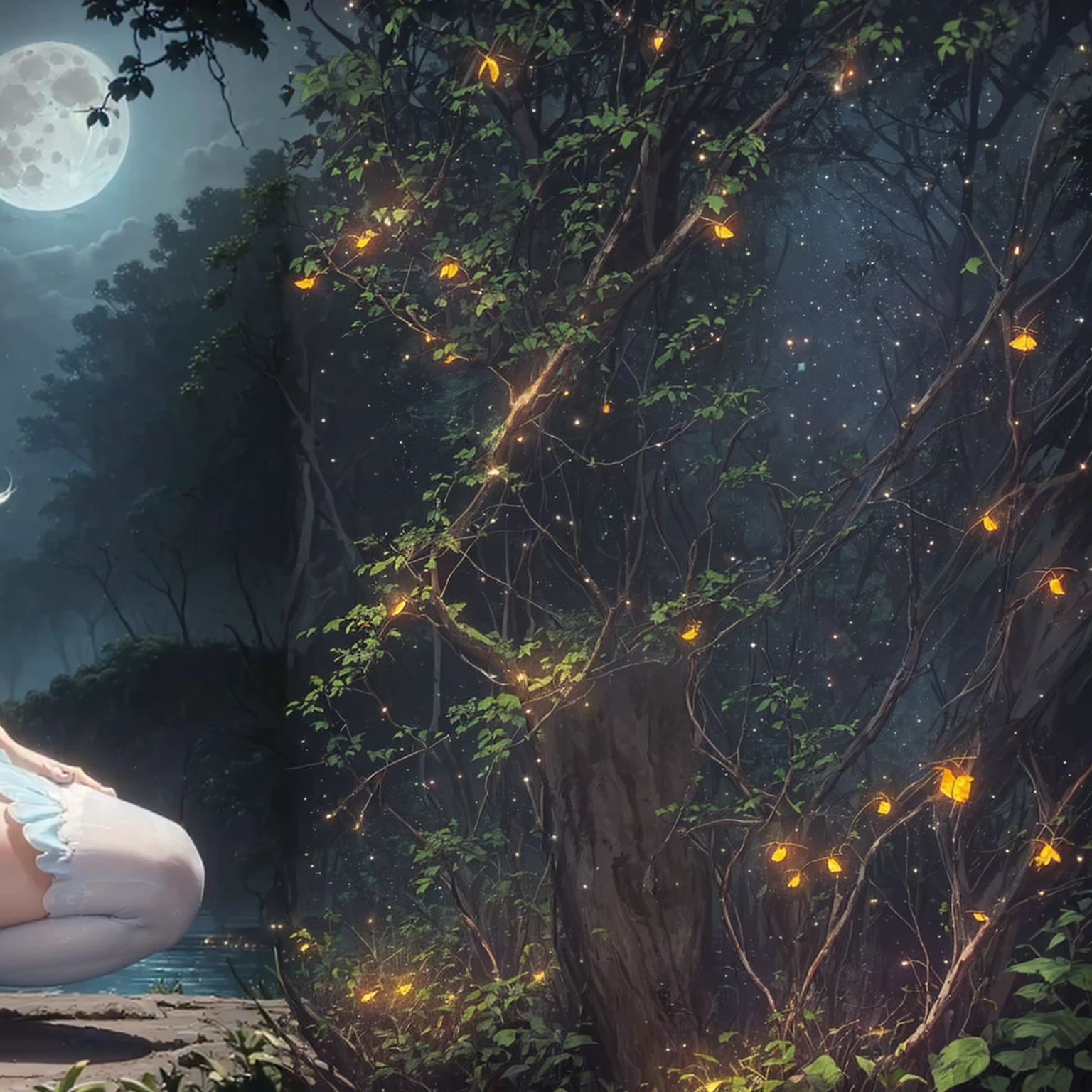 (((night))),(((jungle))),(((fireflies)))