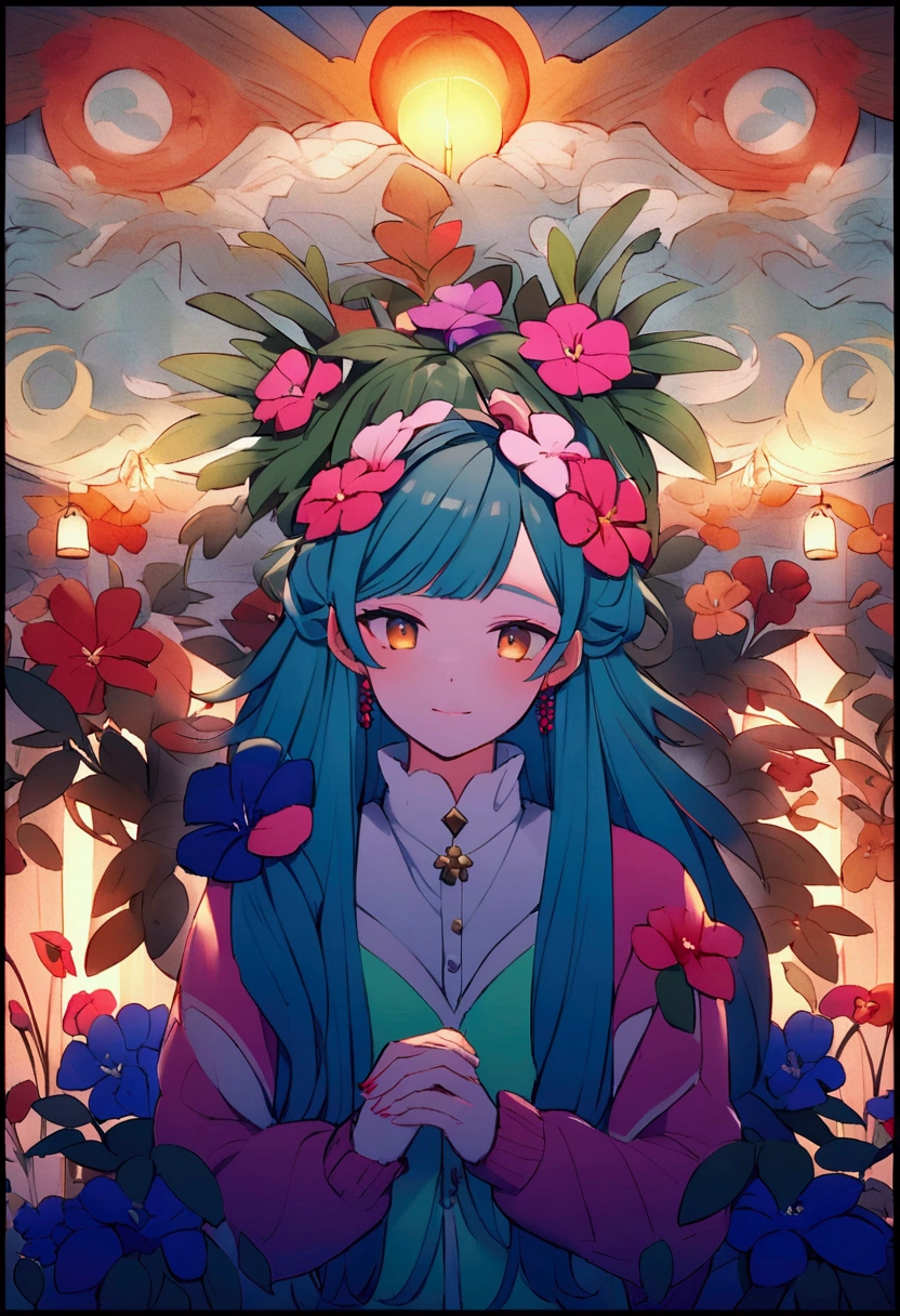 Date in Hell Bananas blooming on my head Two beautiful people