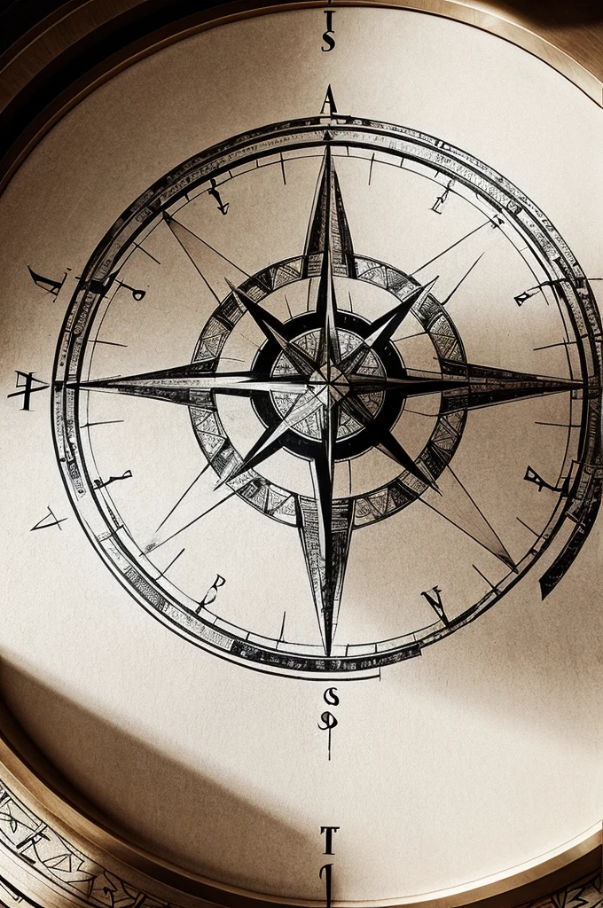 Central Motif: Illustrate a heart and a brain or mind symbol coming together at the center of the design.
Destiny Symbol: Integrate a symbol of destiny or guidance, such as a compass, star, or abstract path, emerging from where the heart and mind converge.