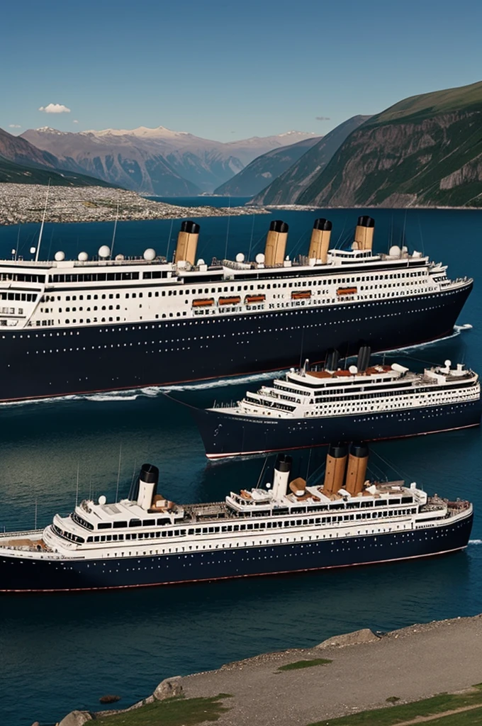 Campervan als Titanic