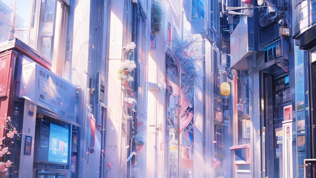 Anime girl with long white hair and blue eyes standing in front of a building., Girl with white hair, 4K anime style, Perfect white hair girl, anime art wallpaper 4k, anime art wallpaper 4k, anime art wallpaper 8k, beautiful animated portrait, beautiful anime girl, 4k anime wallpaper, detailed digital anime art, anime girl portrait, beautiful anime woman