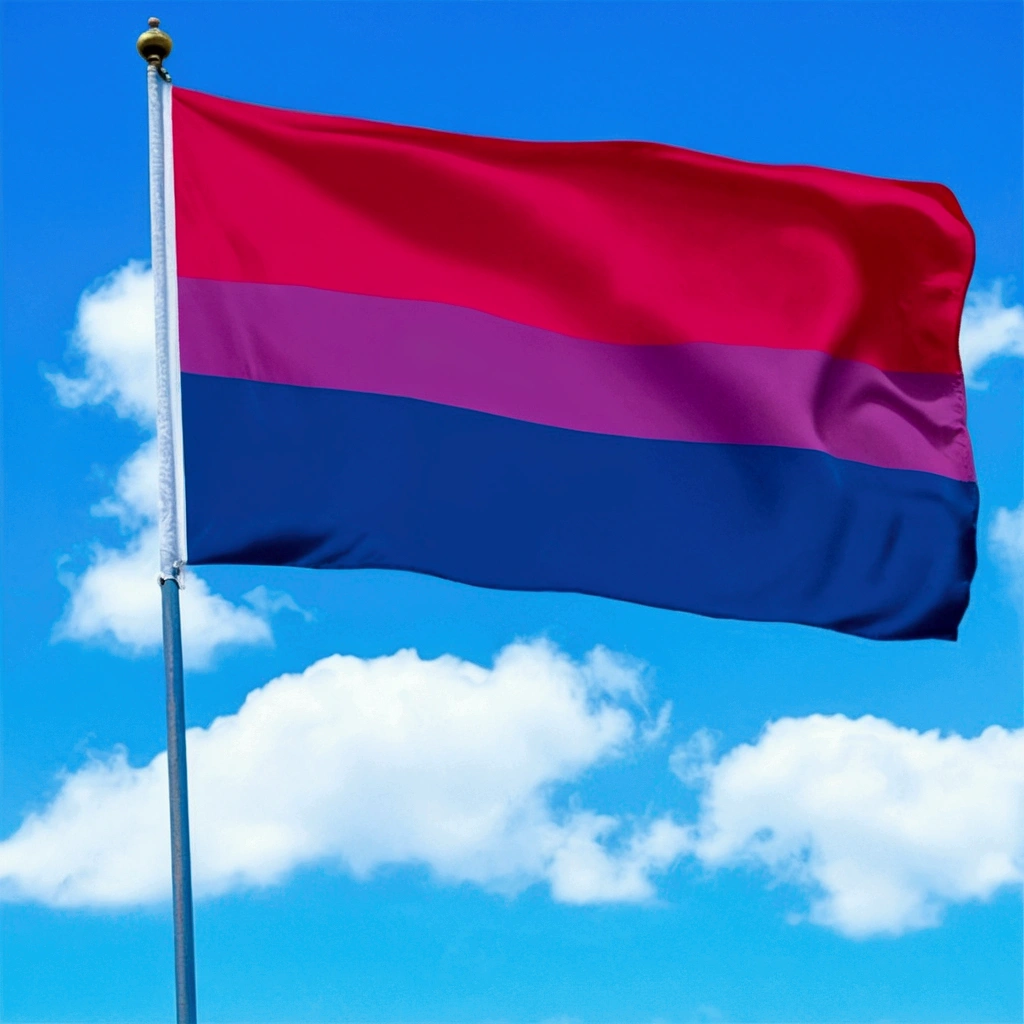 Bisexual flag,no back ground 