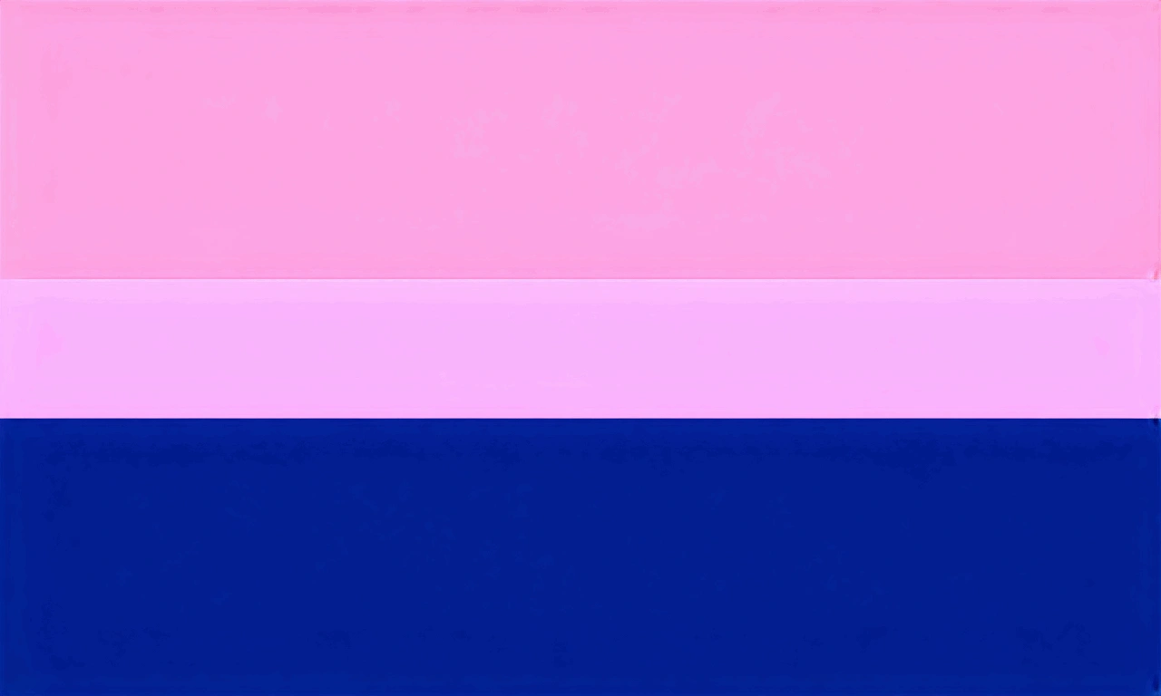 Bisexual flag,with a heart