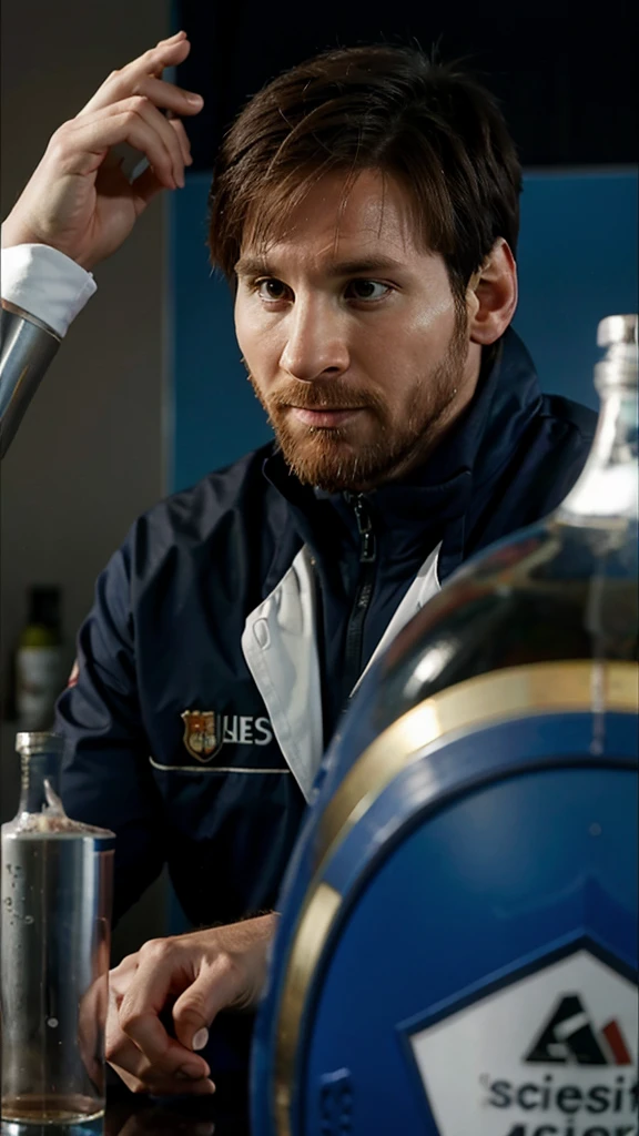 Lionel Messi as Scientist