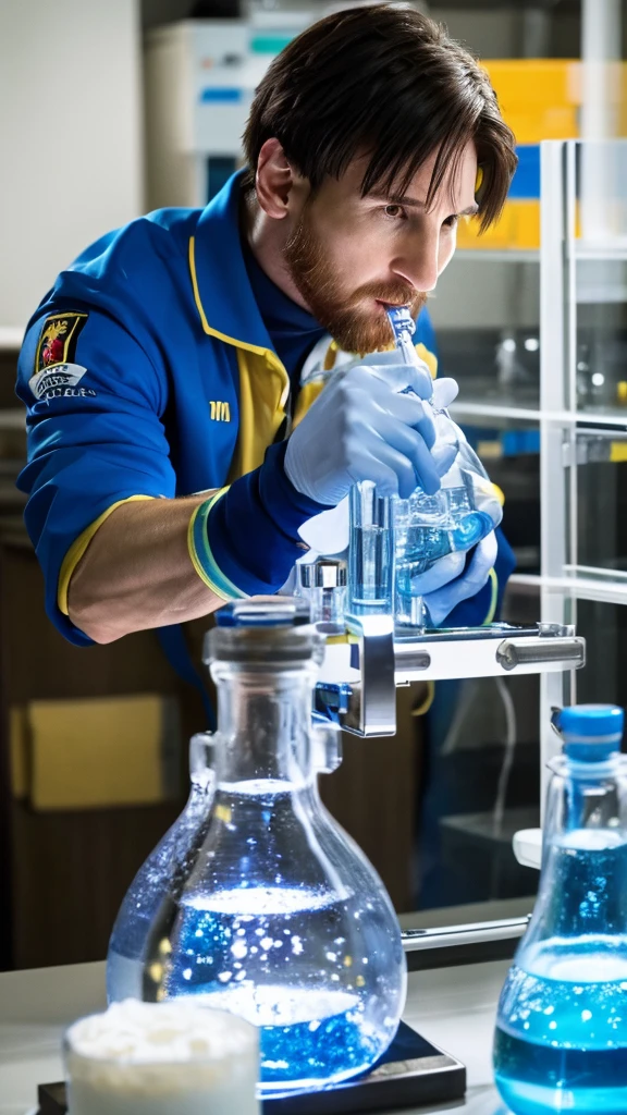 Lionel Messi as Scientist