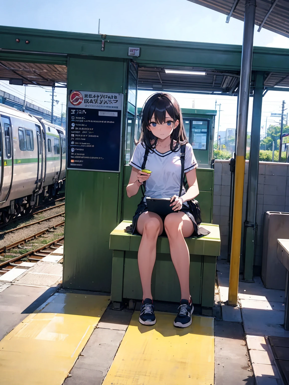 Pooping at the station