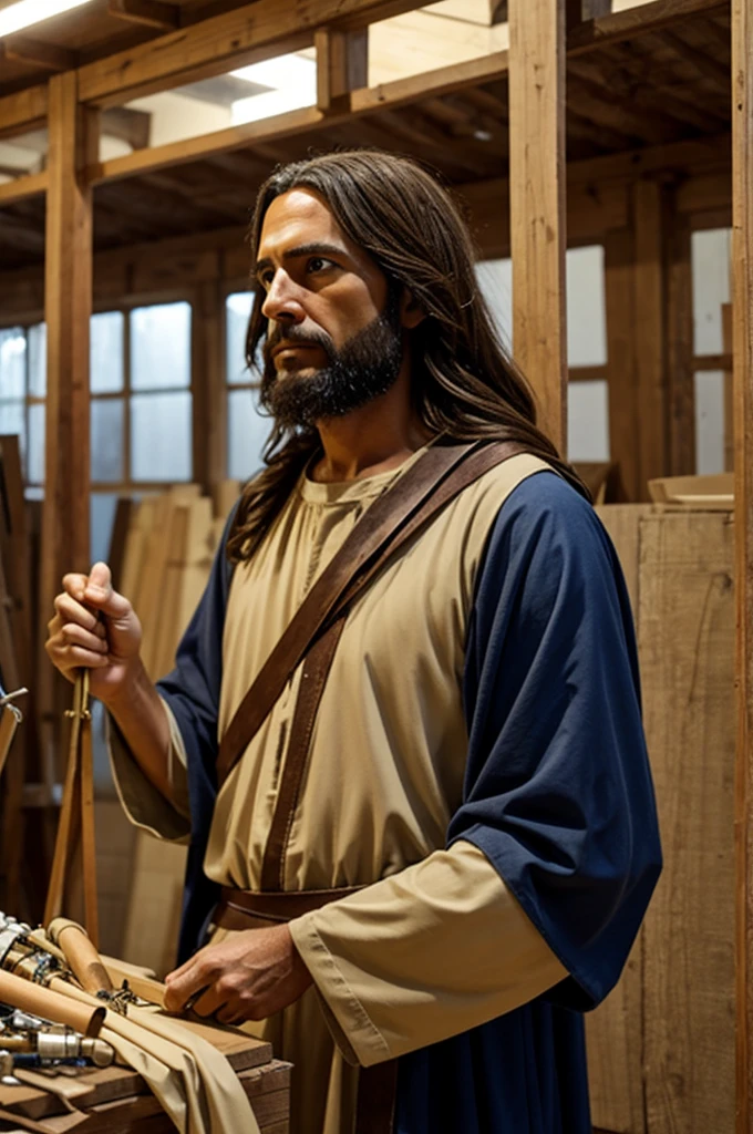 Making Jesus from recycled materials
