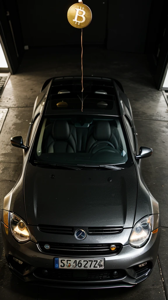 bitcoins, rich car