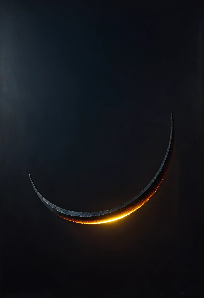 painting of a boomerang, dark atmosphere, cinematic scene, volumetric lights, ultra realistic, in the style of nicola samori