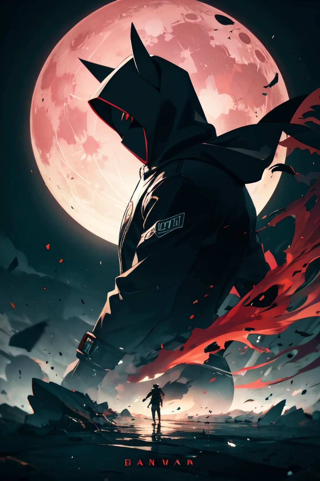 owl、Kamen Rider、Black hood、The End、Red Moon、Rain of blood、wallpaper、battle、nightmare、