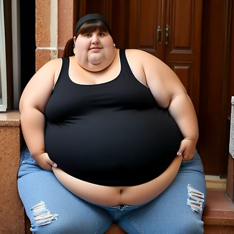 Extremely Morbidly Obese Argentinian girl