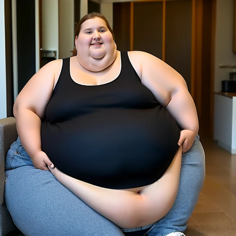 Extremely Morbidly Obese Australian girl