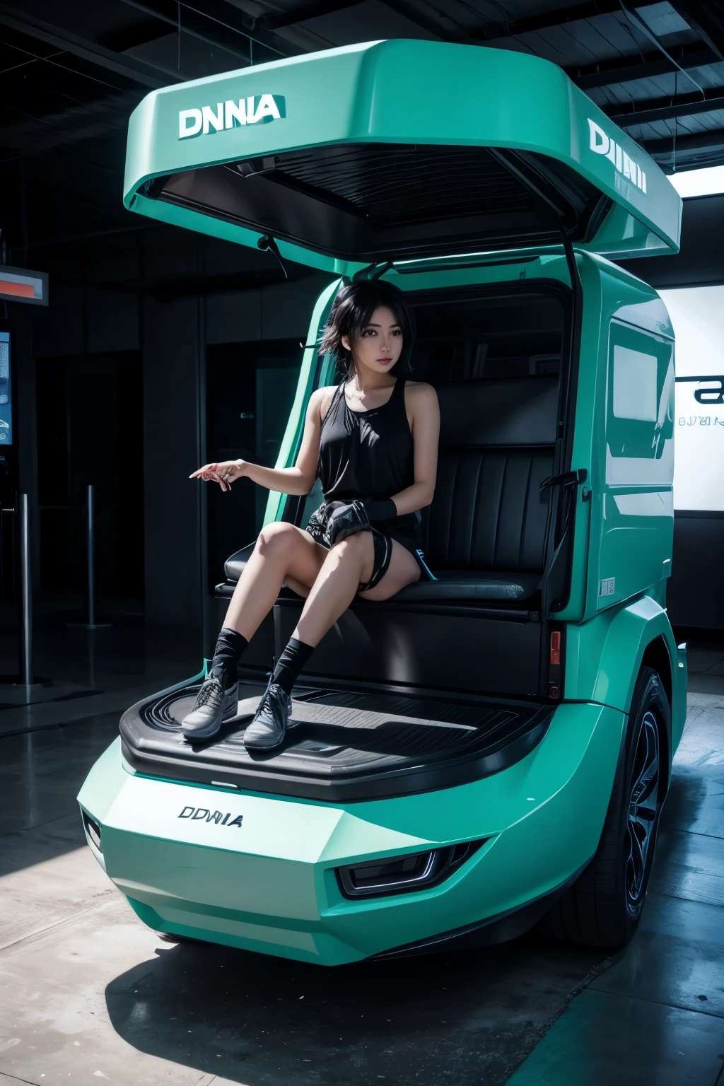 Futuristic Dina truck