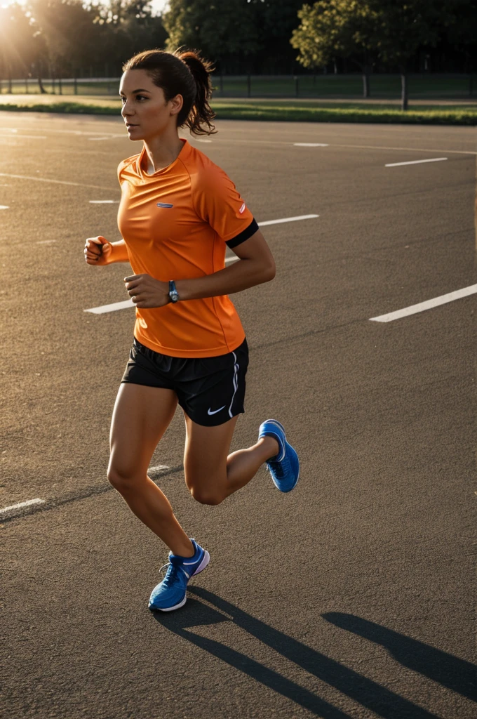 I want a running person, doing sports, motivated,