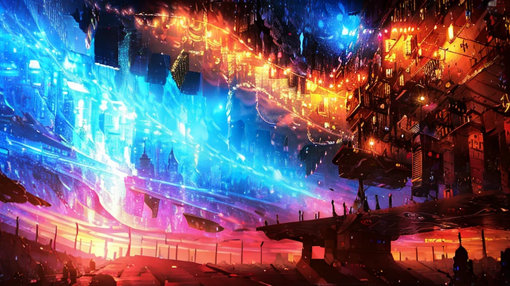 a futuristic tartarian civilization, a city at sunset, intricate architecture, advanced technology, glowing energy fields, dramatic lighting, cinematic atmosphere, stunning vistas, digital art, 8k, ultradetailed, photorealistic, masterpiece
