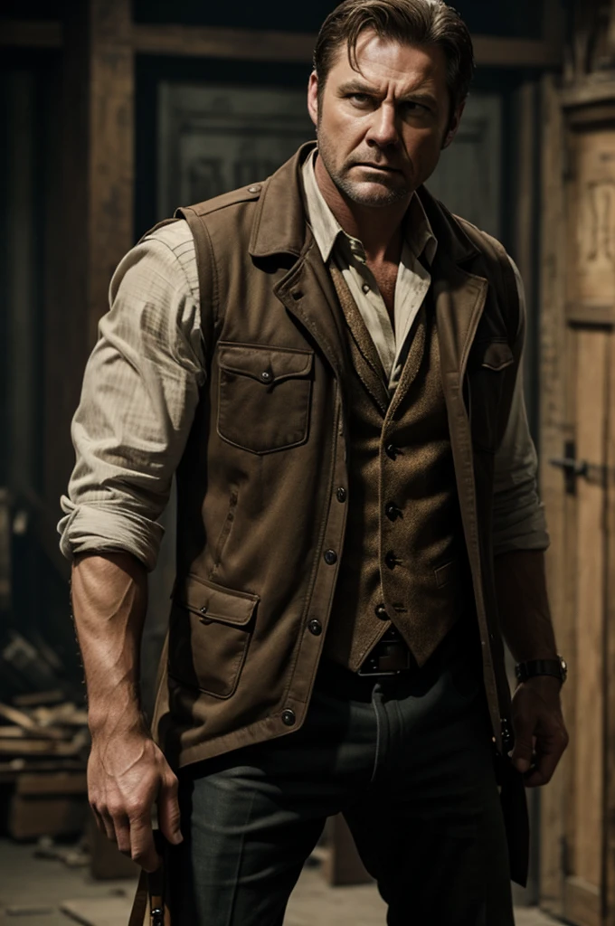 Movie vest intensely with fury character images 
