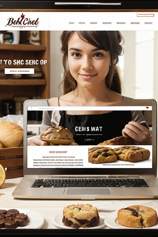 computer
website design for selling baked goods