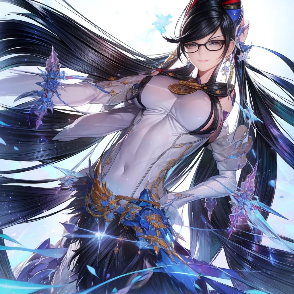 k hd， realisticlying，  Detailed face， Detailed body， solo，bayonetta、 Mature woman，1female，solo，brunette color hair，white skinned，Pale skin，little breast、underboobs，Light_Smile，B - Excellent，Porcelain dress，Cross your arms，full bodyesbian，exteriors，natta，Dynamic posture，nipple tassels、（（Hands behind your back）），clear detailed face、1 mole on the lip、（（Illegal oral cavity、Straight teeth、You can see it in your mouth））（（Light frown，Be red in the face）），shiny skins，dent in the skin，realisticlying，tmasterpiece，highest  quality，A high resolution，Telefocal、From below、