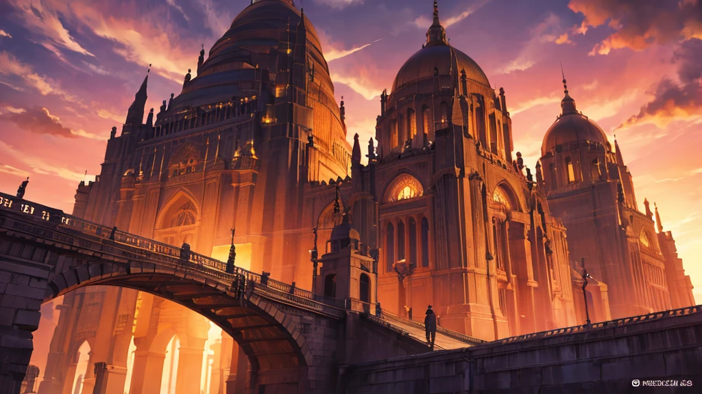 a futuristic tartarian civilization, a city at sunset, intricate architecture, advanced technology, glowing energy fields, dramatic lighting, cinematic atmosphere, stunning vistas, digital art, 8k, ultradetailed, photorealistic, masterpiece, callegon

