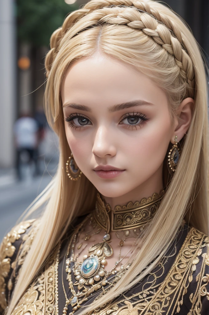 ((best quality)), ((masterpiece)), (detailed), perfect face, mulher realista pelada no meio da rua