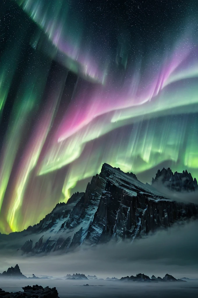 Digital art, image, hyper-detailed, complex composition, masterpiece, close-up, glow, abstract, surrealism, detailed, otherworldly, fantasy, soft pastel, natural volume, light, atmospheric, sharp focus, centered composition, professional photography, complex background, soft fog, aurora rays, masterpiece. animalistic, beautiful, mysterious, supernova's fault