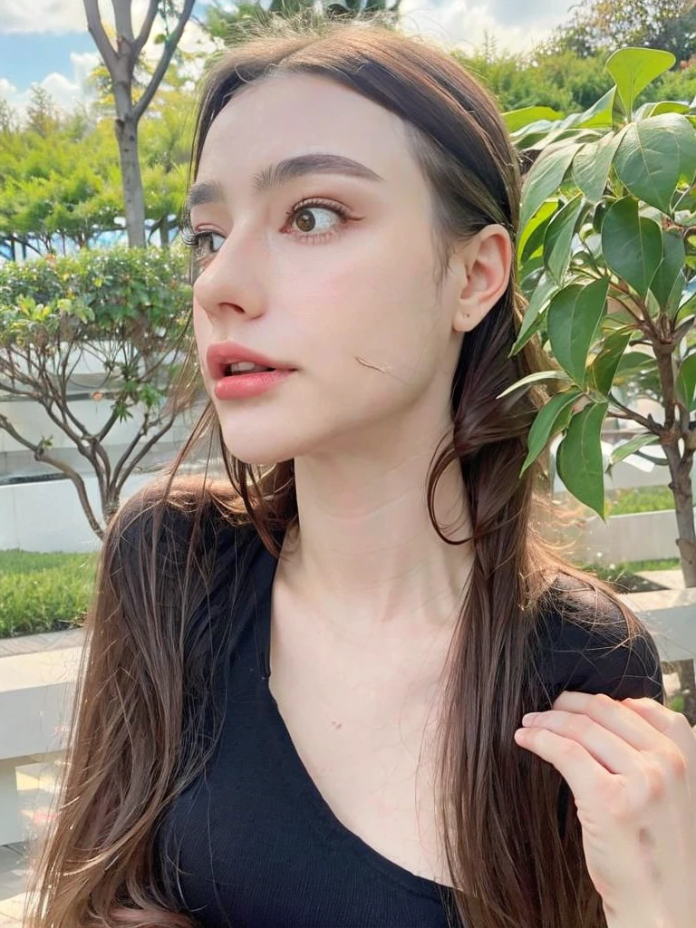 Beautiful woman, not Dasha Taran, similar to Dasha Taran