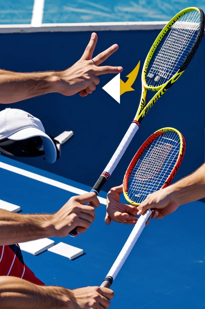 Step-by-step explanation of backhand drive racket in the air