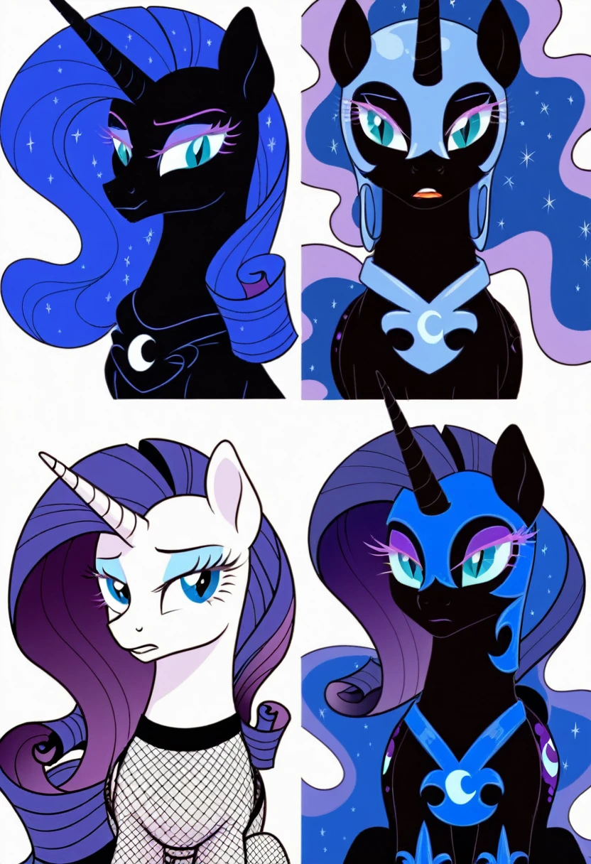 Pony sad nightmare moon in in fishnet tights b in teatr kiss rarity