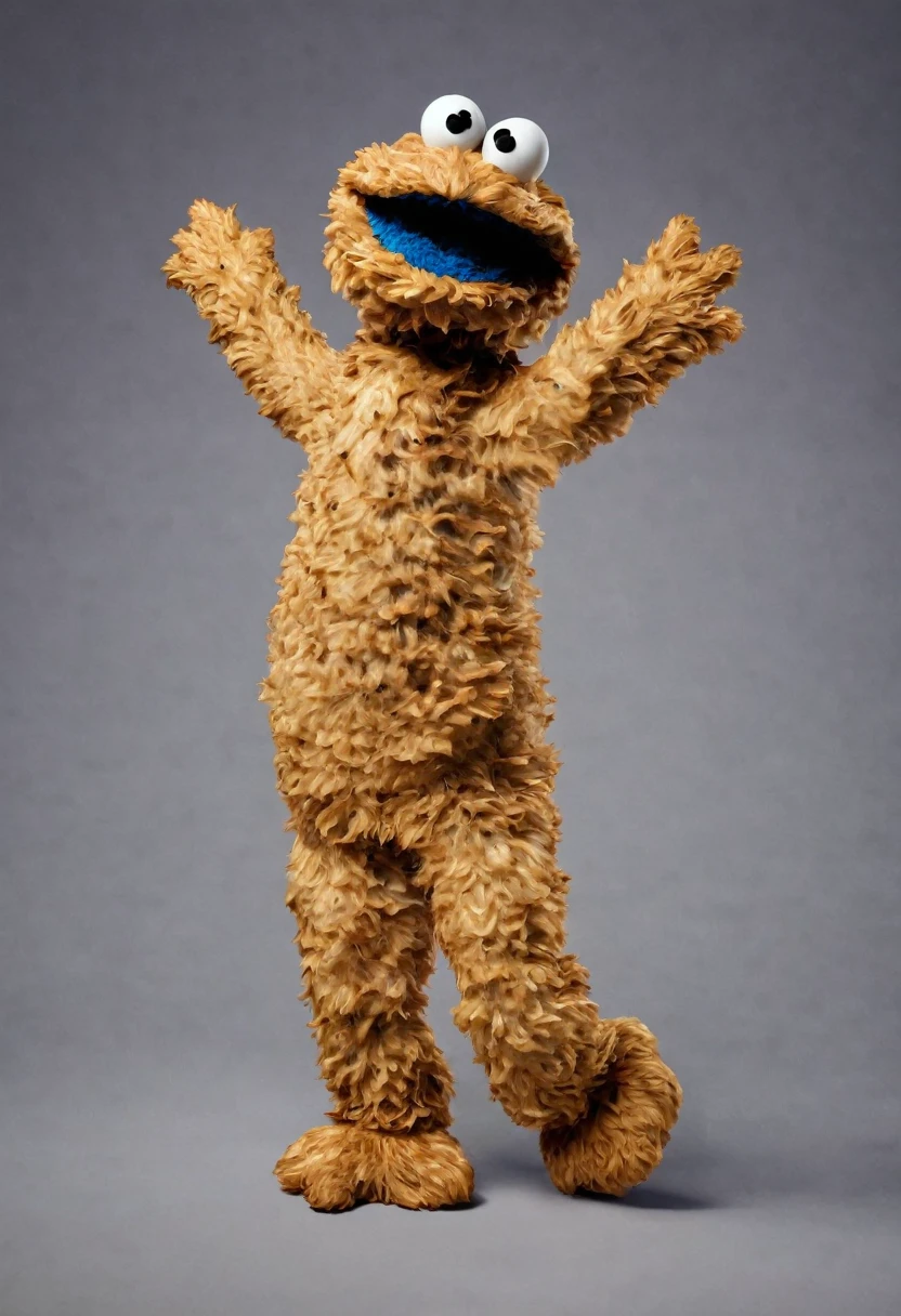 "Cookie Monster" t - pose, t-pose,