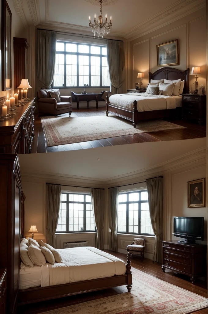M
Mahhhhrusssss
A bedroom of a mansion with a snowstorm outside
Prompt details
A bedroom of a mansion with a snowstorm outside. It's evening and there are candles and a TV in the room. Comfy but scary vibes.