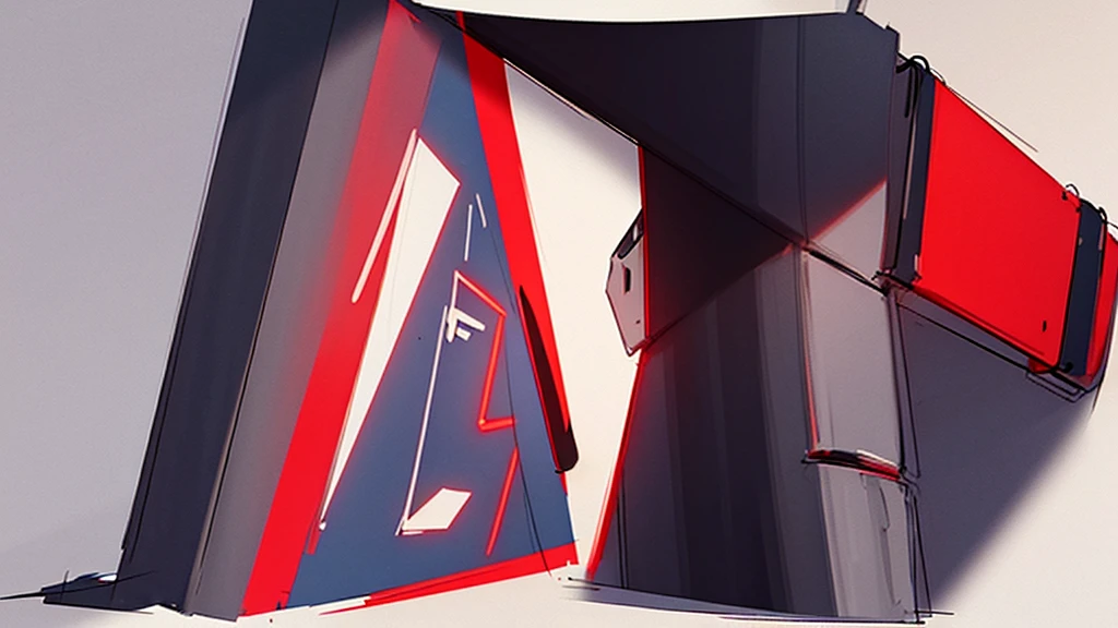 a banner for twitch with seax in a cyberpunk style with red, white, and black colors, prime and elegant look, more premium, without curves, and more intimidating