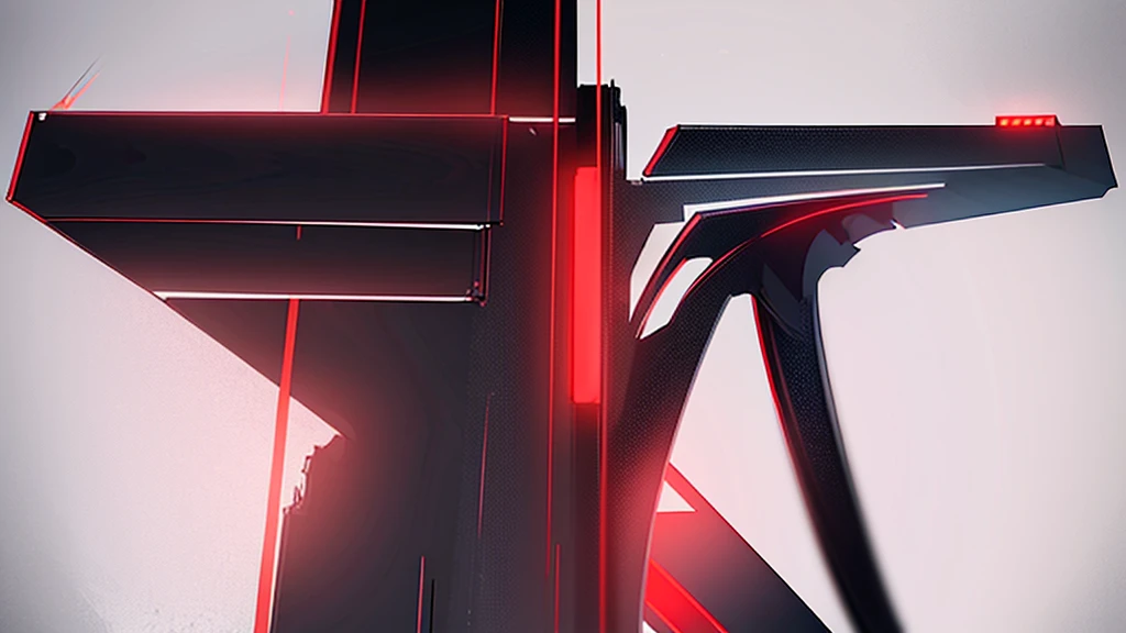 a banner for twitch with seax in a cyberpunk style with red, white, and black colors, prime and elegant look, more premium, without curves, and more intimidating